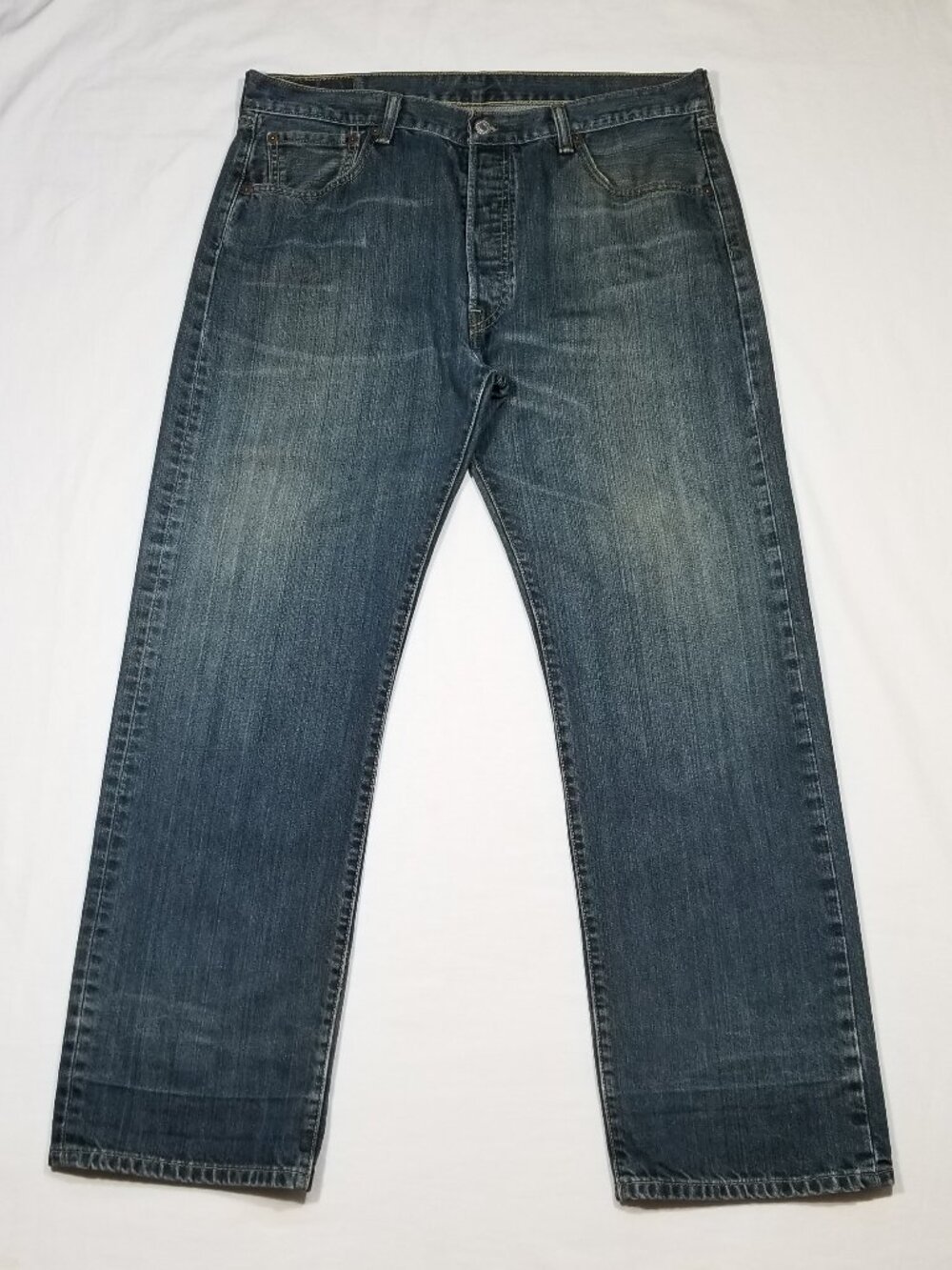 LEVI'S 501 W36 L32 Straight Leg Jeans Button Fly 7080E2M